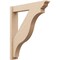 Ekena Millwork 6-in W x 32-in D x 38-in H Funston Trad Rough Cedar Woodgrain TimberThane Outlooker, Primed Tan OUTUR060X32X38FST04RCPR - alternate 1
